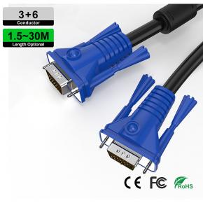 3+6 VGA Cable CVG-01-6 CVG-03-6 CVG-05-6 CVG-10-6 CVG-15-6 CVG-20-6 CVG-25-6 CVG-30-6