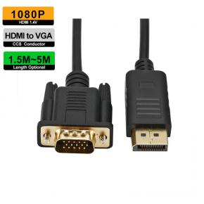 1080P HDM To VGA Cable CHM-VGB1.5 CHM-VGB1.8 CHM-VGB03 CHM-VGB05 - 副本