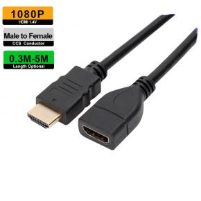 HDMI male to female extension cable CHM-MF0.3 CHM-MF0.5 CHM-MF01 CHM-MF1.5 CHM-MF2 CHM-MF3 CHM-MF5 - 副本