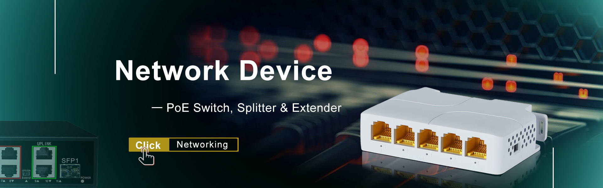 1000Mbps POE Splitter and POE Extender