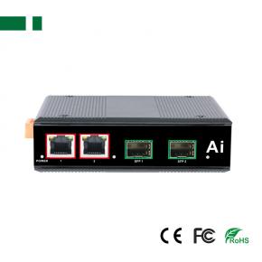 CES-G0202E 2*1000Mbps Industrial Ethernet Switch with SC Port