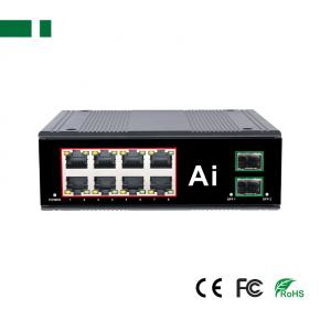 CPE-G0802E 8*1000Mbps Industrial POE Switch with SFP Port