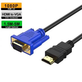 1080P HDM To VGA Cable CHM-VGA1.5 CHM-VGA1.8 CHM-VGA03 CHM-VGA05