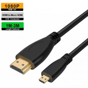 Micro HDMI Male to HDMI Male Cable CHM-MR1.0 CHM-MR1.5 CHM-MR02 CHM-MR03