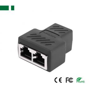 CRJ-B1 1 to 2 RJ45 Ethernet Network Splitter Connector