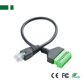 CPE-17 RJ45 to 8pin Screw Terminal Block Connector