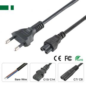 AC-EUC-C5-A1 AC Power Cable with EU Type C Plug to C5 Connector