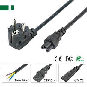 AC-EUE-C5-A1 AC Power Cable with EU Type A Plug to C5 Connector