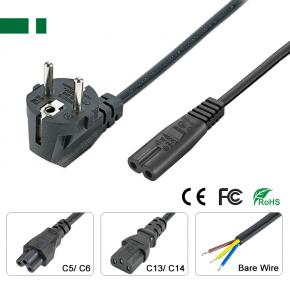 AC-EUE-C7-A1 AC Power Cable with EU Type A Plug to C7 Connector