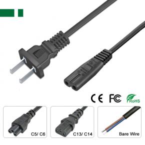 AC-GBA-C7-A1 AC Power Cable with GB Type A Plug to C7 Connector