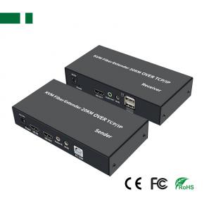 CKM-F20K-1 20KM 1080P HDMI KVM Fiber Extender over TCP/IP