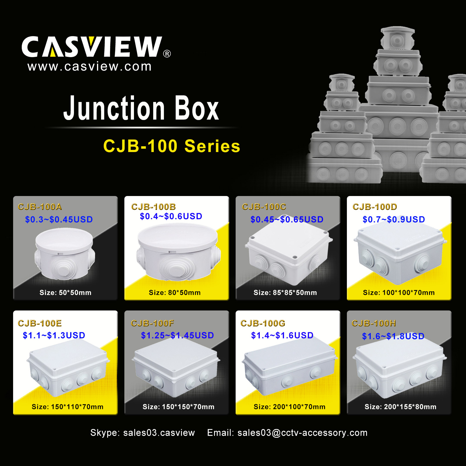 CCTV Junction Box & Brackets