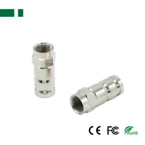 CBN-102 Pure Copper F Type TV Connector For Signal Amplifier CATV Coaxial Cable 