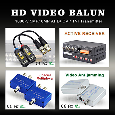 HD-AHD/ CVI/ TVI Video Balun